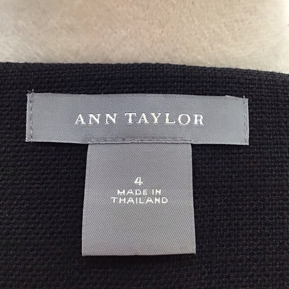 Ann Taylor Black Virgin Wool Blazer - Picture 7 of 10